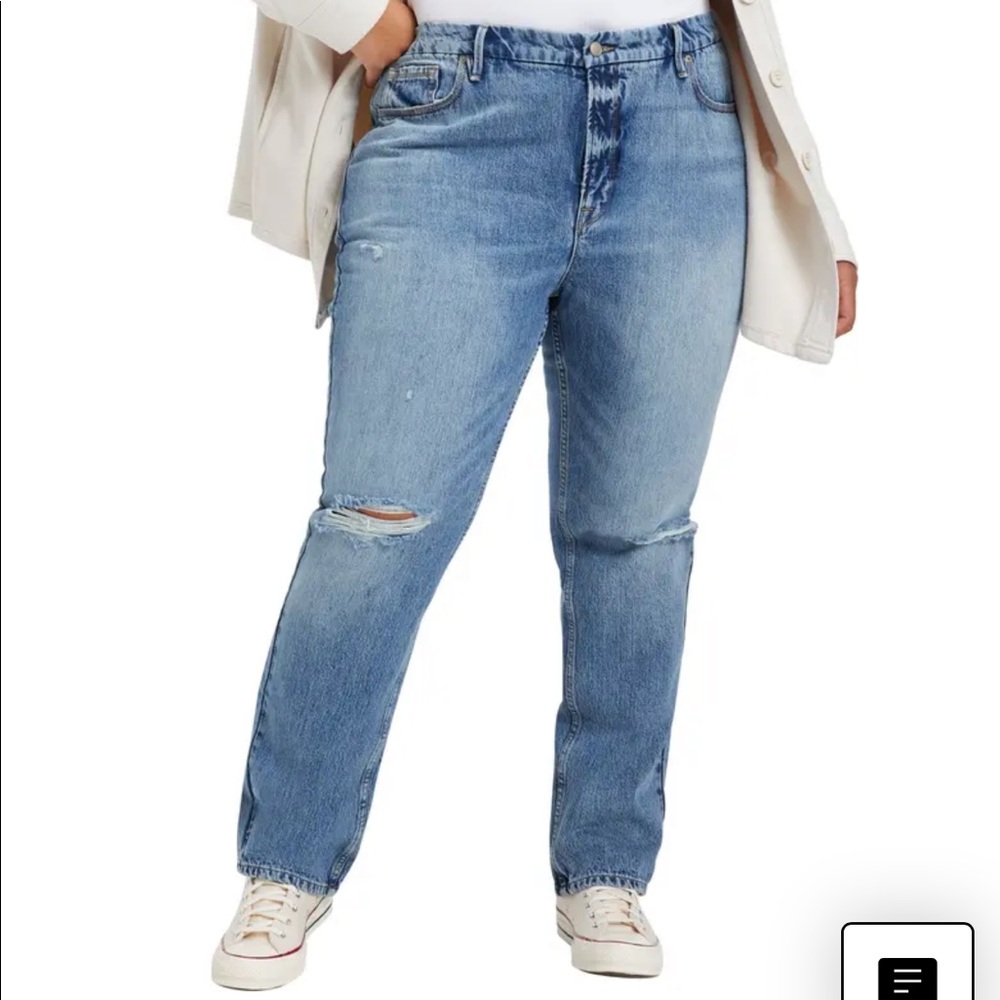 Good '90s Icon High Waist Straight Leg Jeans